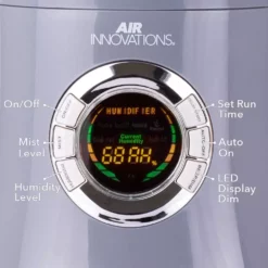 Air Innovations 1.7 Gal. Ultrasonic Cool Mist Humidifier with Remote for Large Rooms up to 600 sq. ft. 15 Air Innovations 1.7 Gal. Ultrasonic Cool Mist Humidifier with Remote for Large Rooms up to 600 sq. ft. -Air Quality Shop grays air innovations humidifiers humid13 plat 1f 1000 1