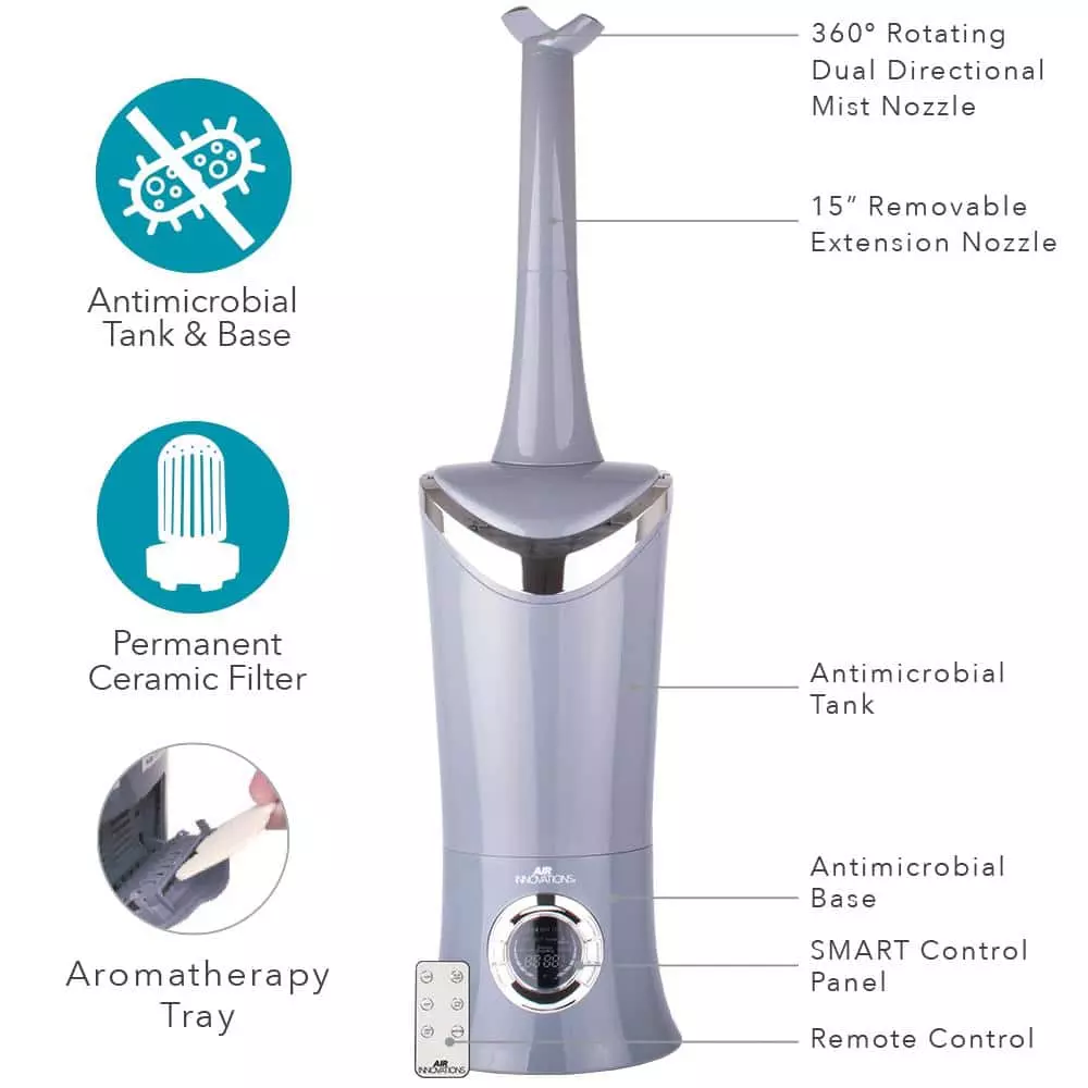 Air Innovations 1.7 Gal. Cool Mist Digital Humidifier for Large Rooms - Up to 600 sq. ft. 6 Air Innovations 1.7 Gal. Cool Mist Digital Humidifier for Large Rooms - Up to 600 sq. ft. - Image 4
