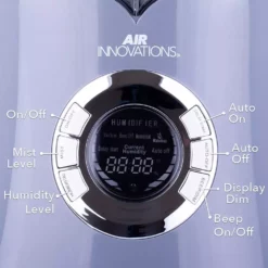 Air Innovations 2.15 Gal. Cool Mist Dual Tank Digital Humidifier for Large Rooms Up to 700 sq. ft. 15 Air Innovations 2.15 Gal. Cool Mist Dual Tank Digital Humidifier for Large Rooms Up to 700 sq. ft. -Air Quality Shop grays air innovations humidifiers humid23 plat 1f 1000