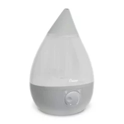 Crane 1 Gal. Drop Ultrasonic Cool Mist Humidifier for Medium to Large Rooms up to 500 sq. ft. - Grey