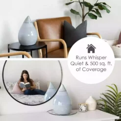 Crane 1 Gal. Top Fill Drop Cool Mist Humidifier with Sound Machine for Medium to Large Rooms up to 500 sq. ft. - Grey 15 Crane 1 Gal. Top Fill Drop Cool Mist Humidifier with Sound Machine for Medium to Large Rooms up to 500 sq. ft. - Grey -Air Quality Shop grays crane humidifiers ee 5306gr 1f 1000