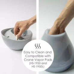 Crane 1 Gal. Top Fill Drop Cool Mist Humidifier with Sound Machine for Medium to Large Rooms up to 500 sq. ft. - Grey 17 Crane 1 Gal. Top Fill Drop Cool Mist Humidifier with Sound Machine for Medium to Large Rooms up to 500 sq. ft. - Grey -Air Quality Shop grays crane humidifiers ee 5306gr fa 1000