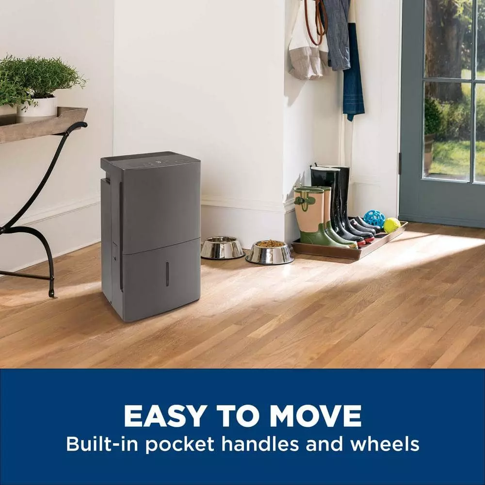 50 pt. Dehumidifier with Built-in Pump for Basement, Garage or Wet Rooms up to 4500 sq. ft. in Grey, ENERGY STAR 6 50 pt. Dehumidifier with Built-in Pump for Basement, Garage or Wet Rooms up to 4500 sq. ft. in Grey, ENERGY STAR - Image 5