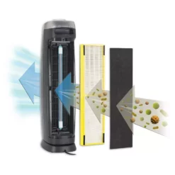 GermGuardian True HEPA GENUINE Replacement Filter C for AC5000 Series Air Purifiers 12 GermGuardian True HEPA GENUINE Replacement Filter C for AC5000 Series Air Purifiers -Air Quality Shop grays germguardian air purifier accessories flt5000 44 1000