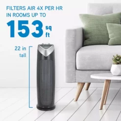 GermGuardian Air Purifier with HEPA Filter and Odor Reduction 22 in. Tower AC4820 10 GermGuardian Air Purifier with HEPA Filter and Odor Reduction 22 in. Tower AC4820 -Air Quality Shop grays germguardian air purifiers ac4820 c3 1000