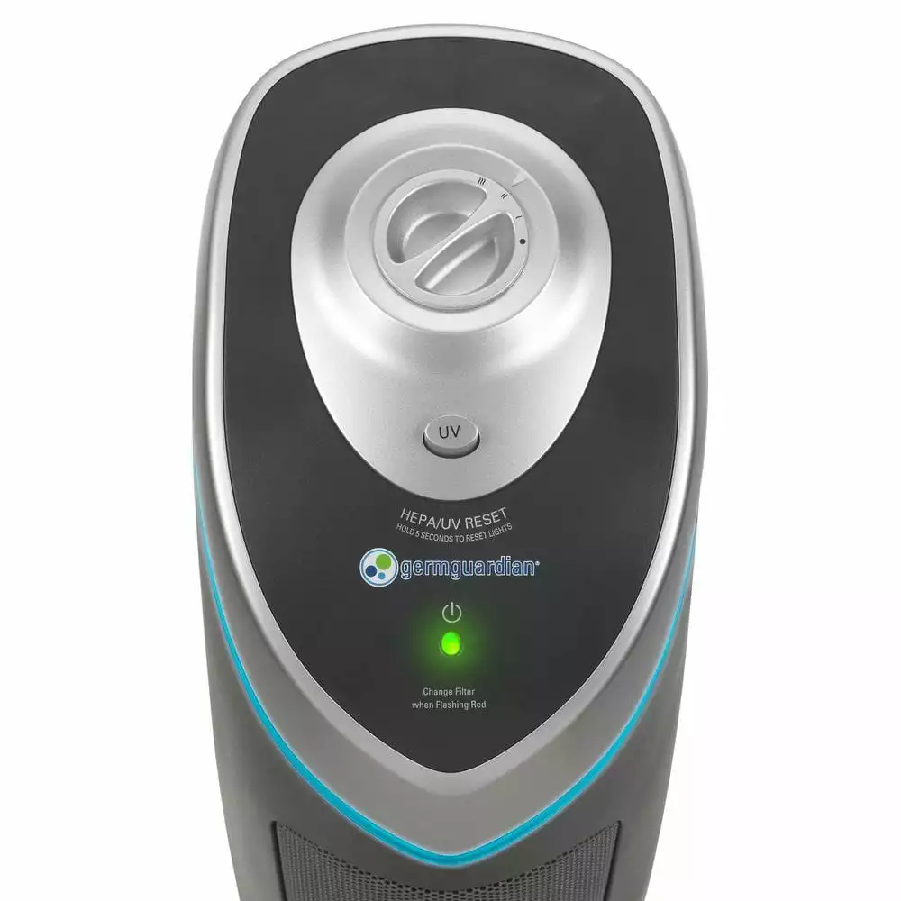 GermGuardian 4-in-1 True HEPA Air Purifier with UV Sanitizer and Odor Reduction, 22 in. Tower 12 GermGuardian 4-in-1 True HEPA Air Purifier with UV Sanitizer and Odor Reduction, 22 in. Tower - Image 10