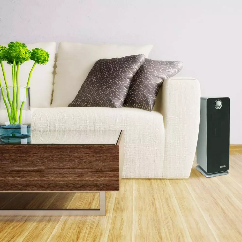 GermGuardian 22 in. 4-in-1 Air Purifier with True HEPA filter for Medium Rooms up to 150 Sq Ft, Grey 10 GermGuardian 22 in. 4-in-1 Air Purifier with True HEPA filter for Medium Rooms up to 150 Sq Ft, Grey - Image 8