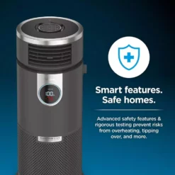 Shark Air Purifier 3-in-1 with True HEPA Filter (500 sq. ft.) HC452 -Air Quality Shop grays shark air purifiers hc452 77 1000