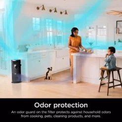 Shark Air Purifier 3-in-1 with True HEPA Filter (500 sq. ft.) HC452 -Air Quality Shop grays shark air purifiers hc452 d4 1000