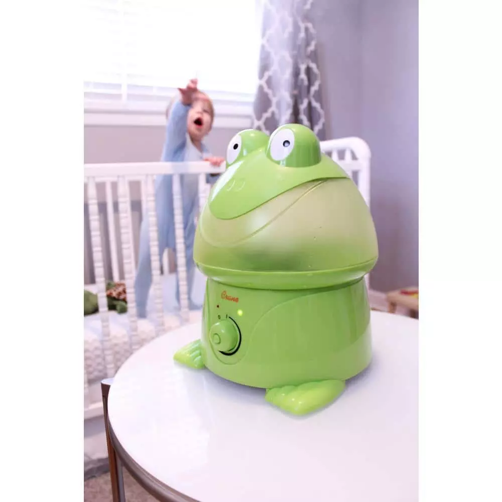 Crane 1 Gal. Adorable Ultrasonic Cool Mist Humidifier for Medium to Large Rooms up to 500 sq. ft. - Frog 6 Crane 1 Gal. Adorable Ultrasonic Cool Mist Humidifier for Medium to Large Rooms up to 500 sq. ft. - Frog - Image 4