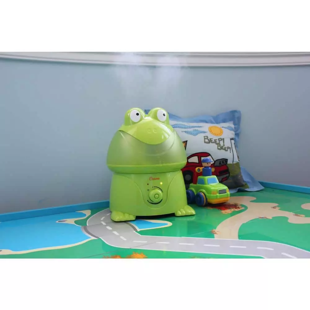 Crane 1 Gal. Adorable Ultrasonic Cool Mist Humidifier for Medium to Large Rooms up to 500 sq. ft. - Frog 5 Crane 1 Gal. Adorable Ultrasonic Cool Mist Humidifier for Medium to Large Rooms up to 500 sq. ft. - Frog - Image 3