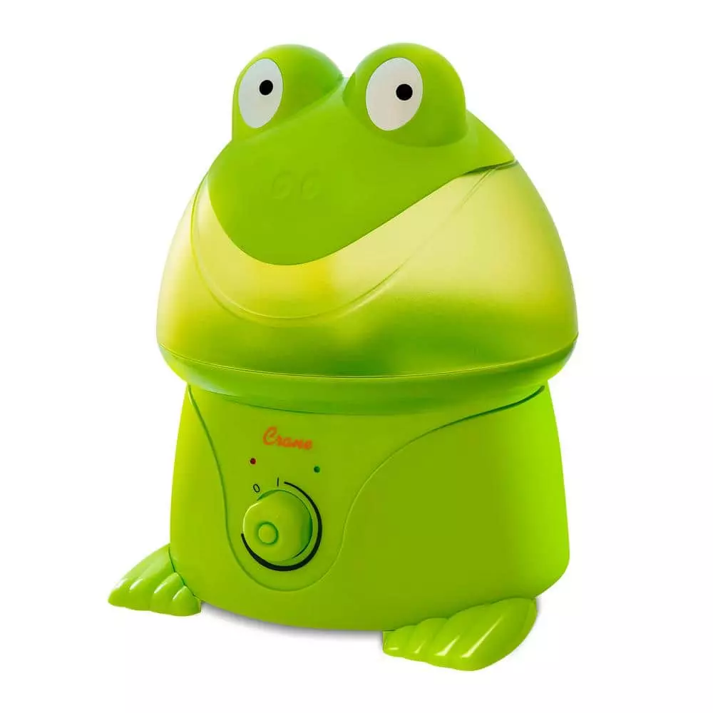 Crane 1 Gal. Adorable Ultrasonic Cool Mist Humidifier for Medium to Large Rooms up to 500 sq. ft. - Frog 3 Crane 1 Gal. Adorable Ultrasonic Cool Mist Humidifier for Medium to Large Rooms up to 500 sq. ft. - Frog