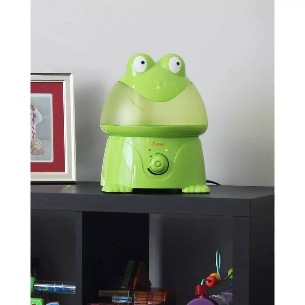 Crane 1 Gal. Adorable Ultrasonic Cool Mist Humidifier for Medium to Large Rooms up to 500 sq. ft. - Frog 4 Crane 1 Gal. Adorable Ultrasonic Cool Mist Humidifier for Medium to Large Rooms up to 500 sq. ft. - Frog - Image 2