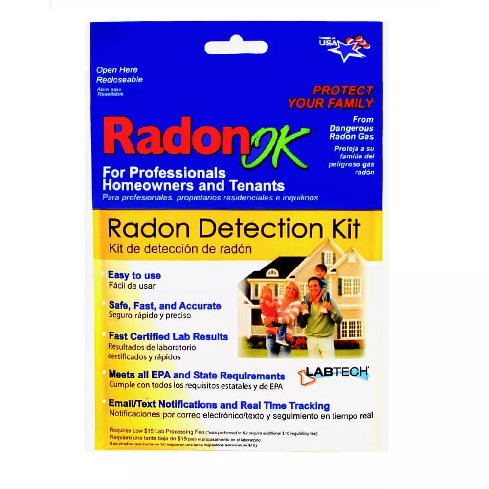LABTECH Radon Detection Test Kit 3 LABTECH Radon Detection Test Kit