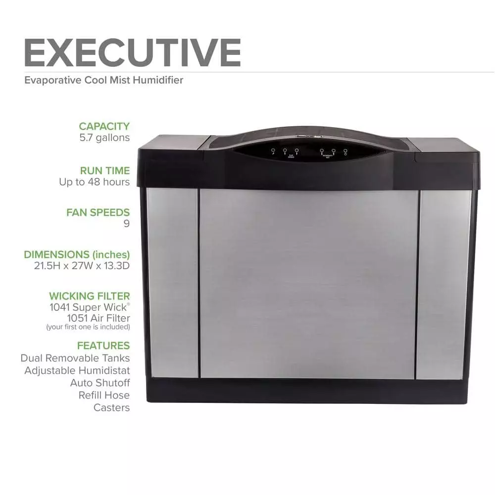 AIRCARE Designer Series 5.7-gal. Evaporative Humidifier for 3,600 sq. ft. 15 AIRCARE Designer Series 5.7-gal. Evaporative Humidifier for 3,600 sq. ft. - Image 13