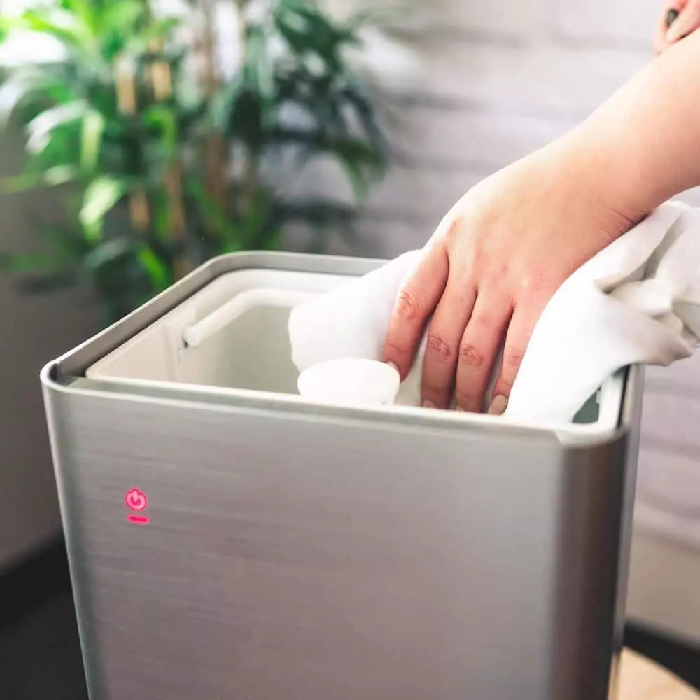 Crane 1.2 Gal. Warm & Cool Mist Top Fill Humidifier with Remote for Medium to Large Rooms up to 500 sq. ft 8 Crane 1.2 Gal. Warm & Cool Mist Top Fill Humidifier with Remote for Medium to Large Rooms up to 500 sq. ft - Image 7