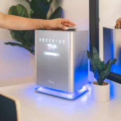 Crane 1.2 Gal. Warm & Cool Mist Top Fill Humidifier with Remote for Medium to Large Rooms up to 500 sq. ft 17 Crane 1.2 Gal. Warm & Cool Mist Top Fill Humidifier with Remote for Medium to Large Rooms up to 500 sq. ft -Air Quality Shop metallics crane humidifiers ee 6913 c3 1000