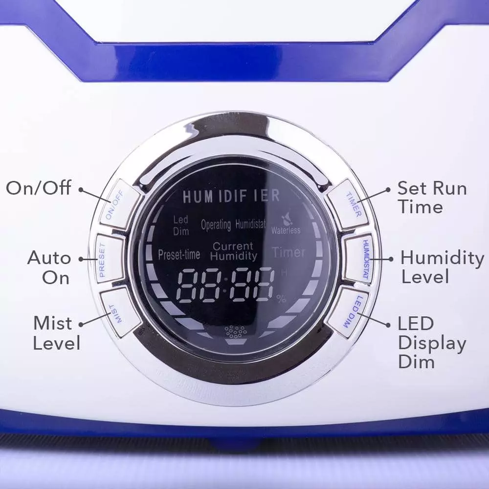 Air Innovations 1.37 Gal. Cool Mist Digital Humidifier for Large Rooms Up to 400 sq. ft 7 Air Innovations 1.37 Gal. Cool Mist Digital Humidifier for Large Rooms Up to 400 sq. ft - Image 5