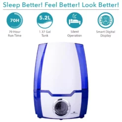 Air Innovations 1.37 Gal. Cool Mist Digital Humidifier for Large Rooms Up to 400 sq. ft 14 Air Innovations 1.37 Gal. Cool Mist Digital Humidifier for Large Rooms Up to 400 sq. ft -Air Quality Shop multi air innovations humidifiers humid06 4f 1000
