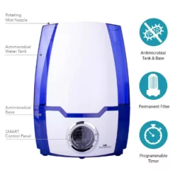 Air Innovations 1.37 Gal. Cool Mist Digital Humidifier for Large Rooms Up to 400 sq. ft 13 Air Innovations 1.37 Gal. Cool Mist Digital Humidifier for Large Rooms Up to 400 sq. ft -Air Quality Shop multi air innovations humidifiers humid06 c3 1000