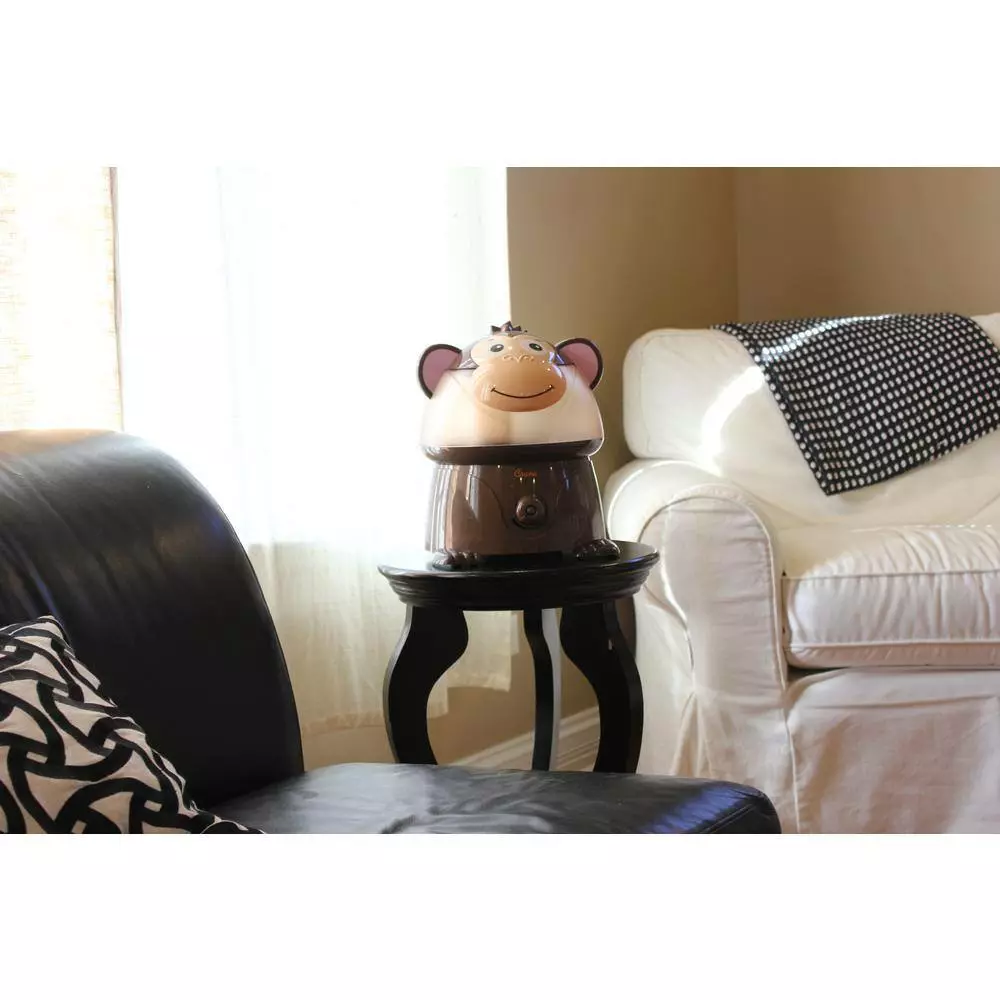 Crane 1 Gal. Adorable Ultrasonic Cool Mist Humidifier for Medium to Large Rooms up to 500 sq. ft. - Monkey 10 Crane 1 Gal. Adorable Ultrasonic Cool Mist Humidifier for Medium to Large Rooms up to 500 sq. ft. - Monkey - Image 8