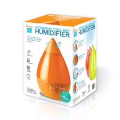 Crane 1 Gal. Drop Ultrasonic Cool Mist Humidifier for Medium to Large Rooms up to 500 sq. ft. - Orange 15 Crane 1 Gal. Drop Ultrasonic Cool Mist Humidifier for Medium to Large Rooms up to 500 sq. ft. - Orange -Air Quality Shop oranges peaches crane humidifiers ee 5301o fa 1000