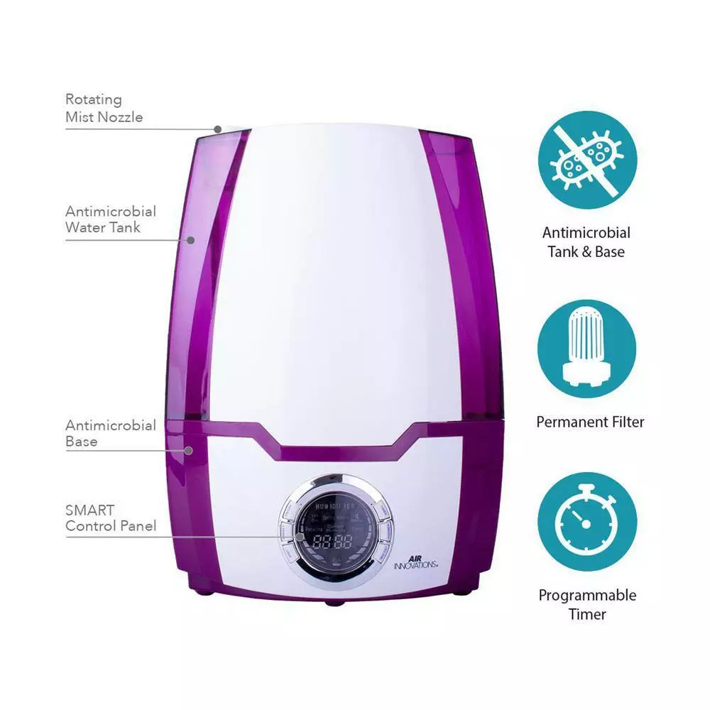 Air Innovations 1.37 Gal. Cool Mist Humidifier with Aromatherapy Refill, Eucalyptus 5 Air Innovations 1.37 Gal. Cool Mist Humidifier with Aromatherapy Refill, Eucalyptus - Image 3