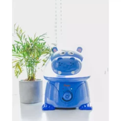 Crane 1 Gal. Adorable Ultrasonic Cool Mist Humidifier for Medium to Large Rooms up to 500 sq. ft. - Hippo -Air Quality Shop purples lavenders crane humidifiers ee 8245 a0 1000