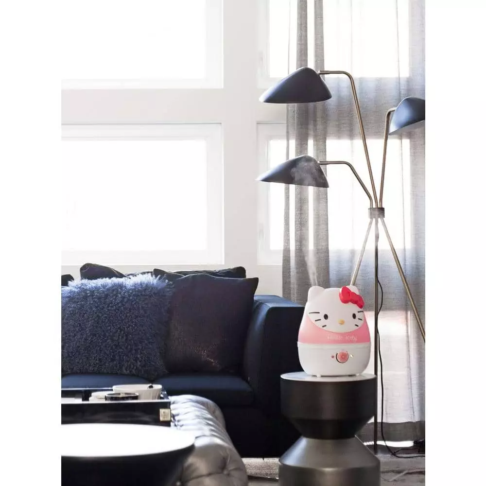 Crane 1 Gal. Adorable Ultrasonic Cool Mist Humidifier for Medium to Large Rooms up to 500 sq. ft. - Hello Kitty 12 Crane 1 Gal. Adorable Ultrasonic Cool Mist Humidifier for Medium to Large Rooms up to 500 sq. ft. - Hello Kitty - Image 10