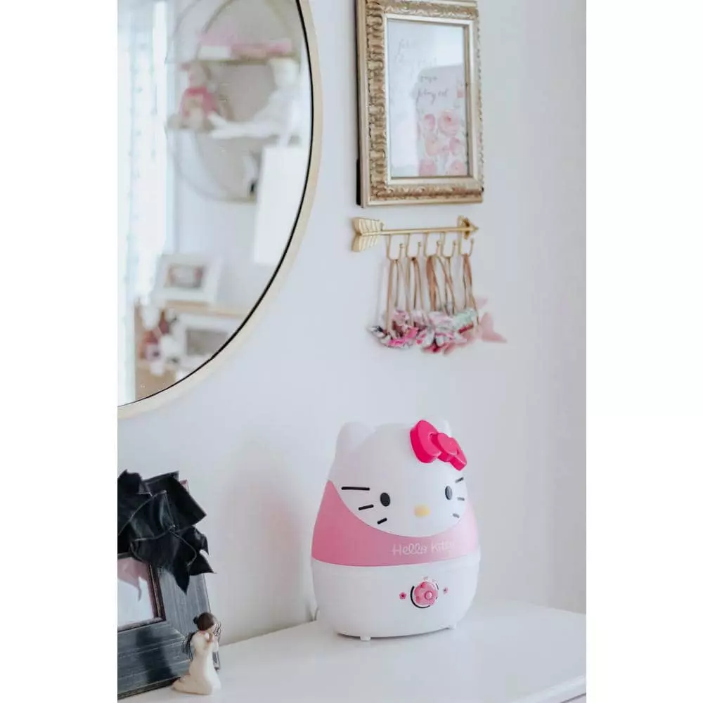 Crane 1 Gal. Adorable Ultrasonic Cool Mist Humidifier for Medium to Large Rooms up to 500 sq. ft. - Hello Kitty 13 Crane 1 Gal. Adorable Ultrasonic Cool Mist Humidifier for Medium to Large Rooms up to 500 sq. ft. - Hello Kitty - Image 11