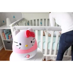Crane 1 Gal. Adorable Ultrasonic Cool Mist Humidifier for Medium to Large Rooms up to 500 sq. ft. - Hello Kitty 18 Crane 1 Gal. Adorable Ultrasonic Cool Mist Humidifier for Medium to Large Rooms up to 500 sq. ft. - Hello Kitty -Air Quality Shop reds pinks crane humidifiers ee 4109 66 1000