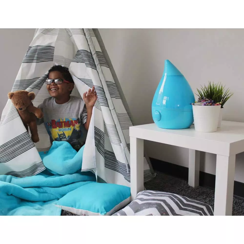 Crane 1 Gal. Drop Ultrasonic Cool Mist Humidifier for Medium to Large Rooms up to 500 sq. ft. - Aqua 6 Crane 1 Gal. Drop Ultrasonic Cool Mist Humidifier for Medium to Large Rooms up to 500 sq. ft. - Aqua - Image 4