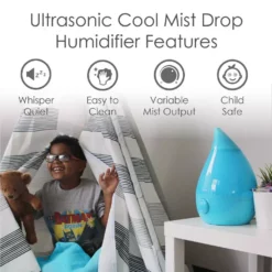 Crane 1 Gal. Drop Ultrasonic Cool Mist Humidifier for Medium to Large Rooms up to 500 sq. ft. - Aqua 16 Crane 1 Gal. Drop Ultrasonic Cool Mist Humidifier for Medium to Large Rooms up to 500 sq. ft. - Aqua -Air Quality Shop turquoises aquas crane humidifiers ee 5301b c3 1000