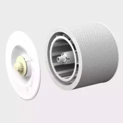 BONECO 2 in 1 Whisper Quiet Console Humidifier Air Washer with Auto Shut Off, White -Air Quality Shop white boneco humidifiers 46534 44 1000