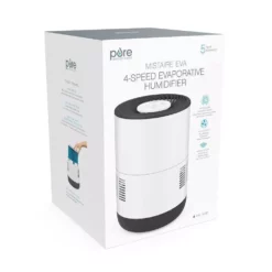 Pure Enrichment MistAire Eva 4-Speed Evaporative Humidifier 14 Pure Enrichment MistAire Eva 4-Speed Evaporative Humidifier -Air Quality Shop white pure enrichment humidifiers pehumeva 66 1000
