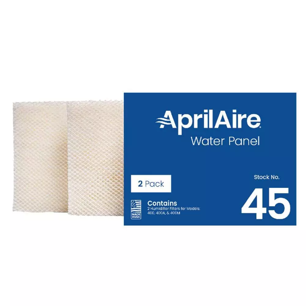 Aprilaire 45 Replacement Water Panel for Whole-House Humidifier Models 400,400A and 400M (2-Pack) 3 Aprilaire 45 Replacement Water Panel for Whole-House Humidifier Models 400,400A and 400M (2-Pack)