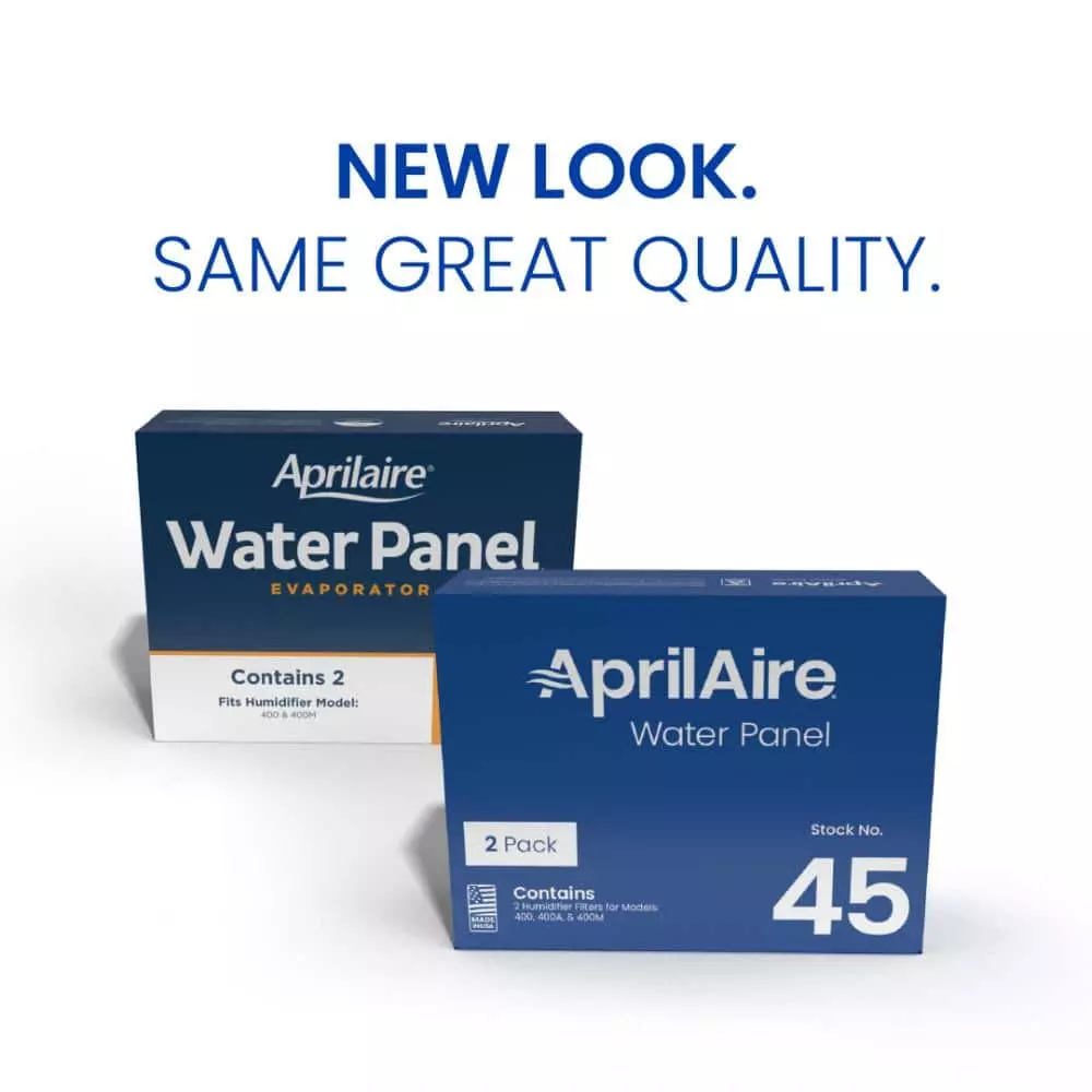 Aprilaire 45 Replacement Water Panel for Whole-House Humidifier Models 400,400A and 400M (2-Pack) 4 Aprilaire 45 Replacement Water Panel for Whole-House Humidifier Models 400,400A and 400M (2-Pack) - Image 2