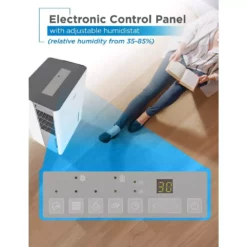 BLACK+DECKER 22-Pint Portable Dehumidifier With Bucket 11 BLACK+DECKER 22-Pint Portable Dehumidifier With Bucket -Air Quality Shop whites black decker dehumidifiers bd22mwsa 4f 1000