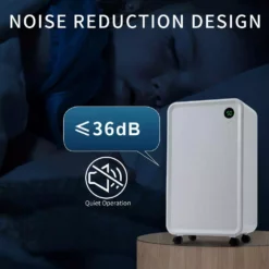 Boyel Living 30-Pint Dehumidifier with 2L Water Tank for 3,000 Sq. Ft. Medium to Large Rooms and Basements -Air Quality Shop whites boyel living dehumidifiers mrs csj01 white fa 1000