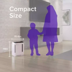 Brondell O2+ Revive TrueHEPA Air Purifier Humidifier in White 15 Brondell O2+ Revive TrueHEPA Air Purifier Humidifier in White -Air Quality Shop whites brondell air purifiers pr50 w 1f 1000