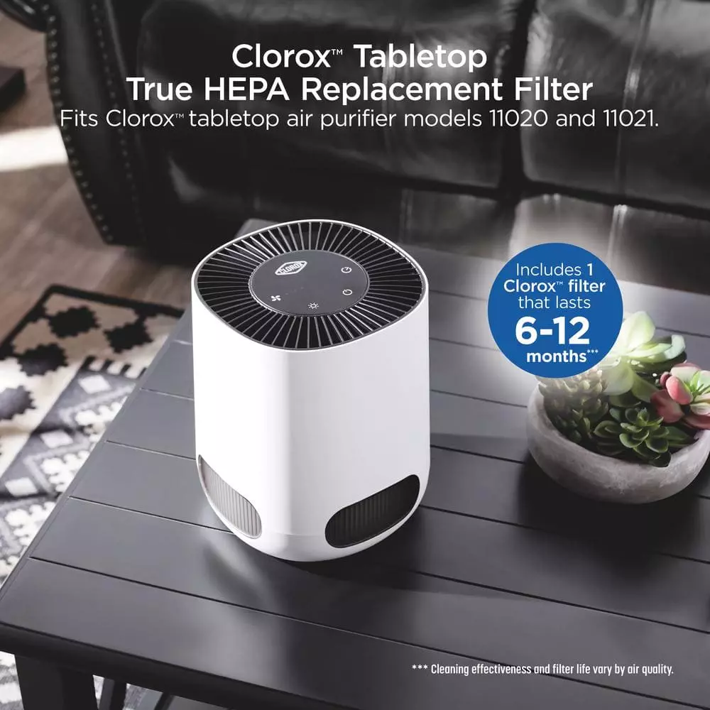 Clorox Tabletop Air Purifier True HEPA Replacement Filter 6 Clorox Tabletop Air Purifier True HEPA Replacement Filter - Image 4