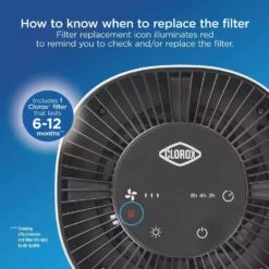 Clorox Tabletop Air Purifier True HEPA Replacement Filter 14 Clorox Tabletop Air Purifier True HEPA Replacement Filter -Air Quality Shop whites clorox air purifier accessories 12020 fa 1000