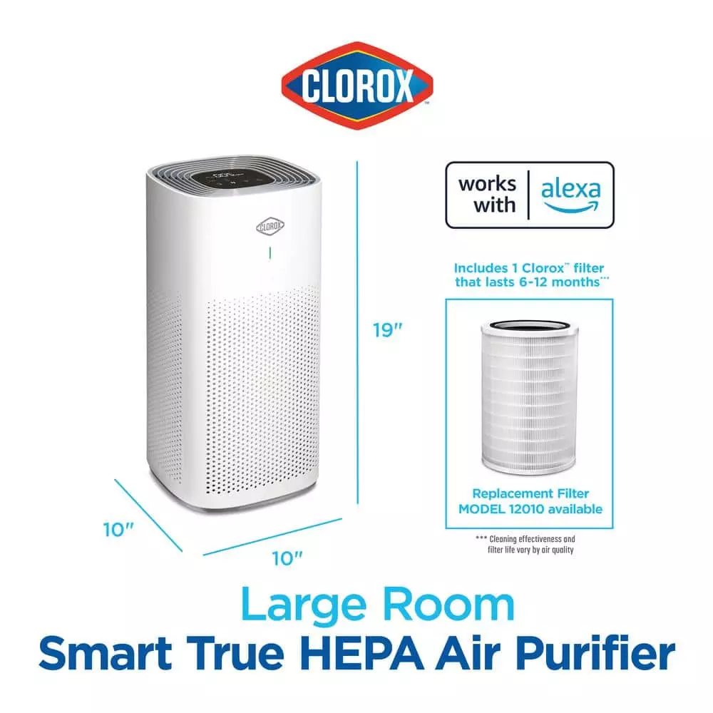 Clorox Smart 320 Large Room Air Purifier 5 Clorox Smart 320 Large Room Air Purifier - Image 3