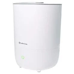 Comfort Zone 0.92 Gal. Small Room Ultrasonic Humidifier with Aroma Diffuser