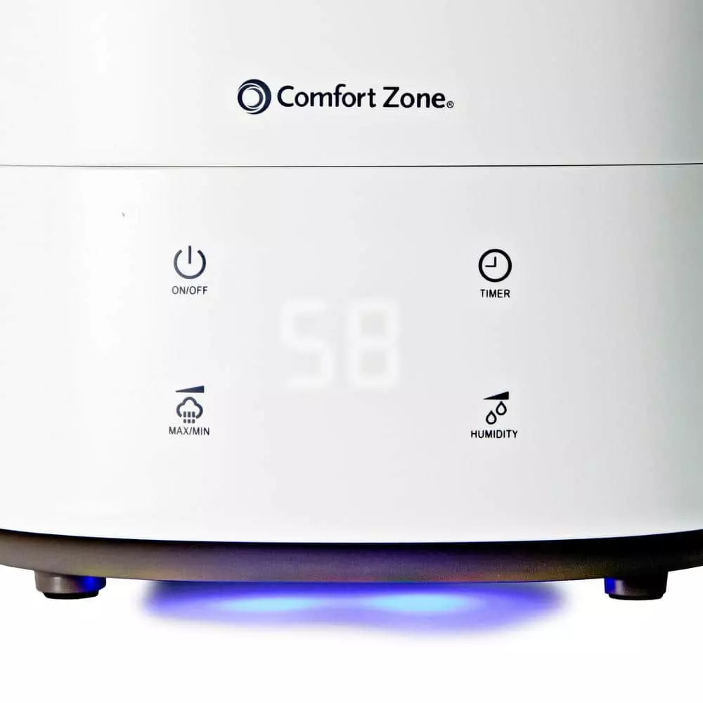 Comfort Zone 1.45 Gal. Small Room Ultrasonic Humidifier with Aroma Diffuser 9 Comfort Zone 1.45 Gal. Small Room Ultrasonic Humidifier with Aroma Diffuser - Image 7