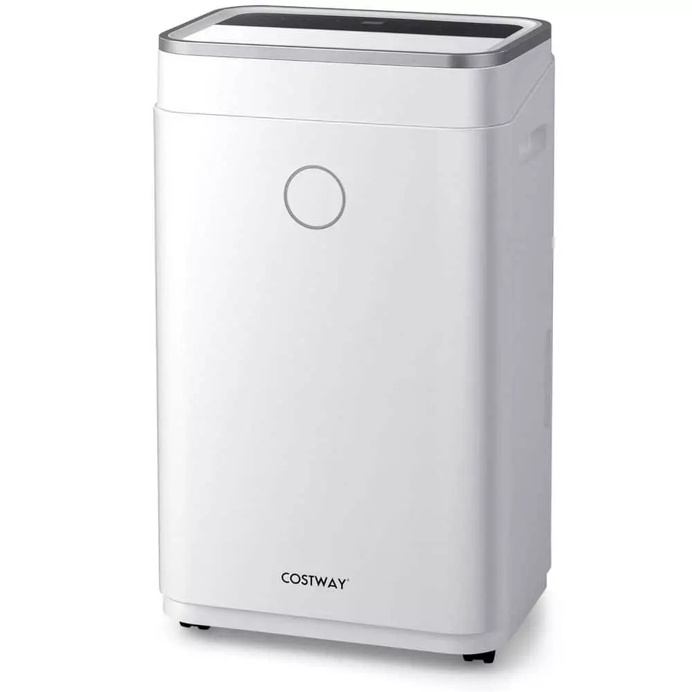Costway 60-Pint Dehumidifier for Home and Basements 4000 Sq.ft. w/3-Color Digital Display 3 Costway 60-Pint Dehumidifier for Home and Basements 4000 Sq.ft. w/3-Color Digital Display