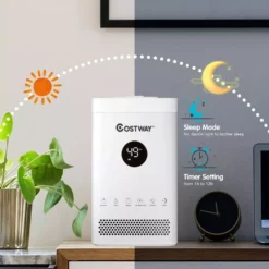 Costway 0.92 Gal. Bedroom Top Fill Air Humidifier 11 Costway 0.92 Gal. Bedroom Top Fill Air Humidifier -Air Quality Shop whites costway humidifiers ep24772us 4f 1000