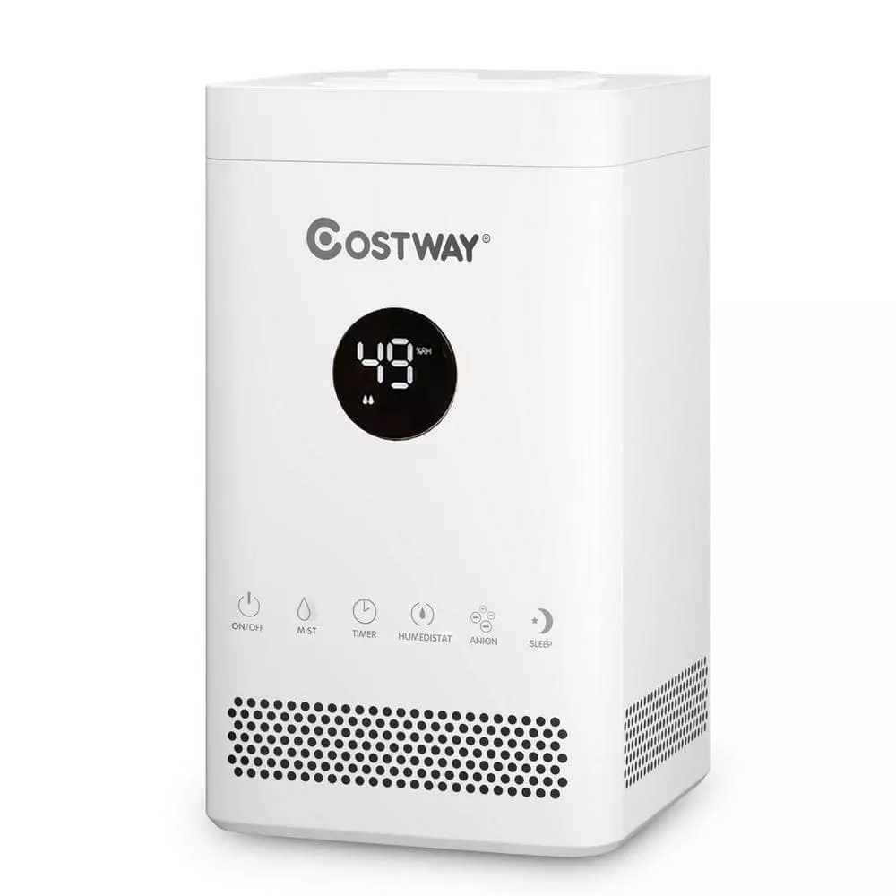 Costway 0.92 Gal. Bedroom Top Fill Air Humidifier 3 Costway 0.92 Gal. Bedroom Top Fill Air Humidifier
