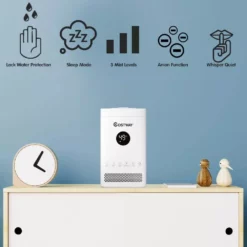 Costway 0.92 Gal. Bedroom Top Fill Air Humidifier 15 Costway 0.92 Gal. Bedroom Top Fill Air Humidifier -Air Quality Shop whites costway humidifiers ep24772us 76 1000