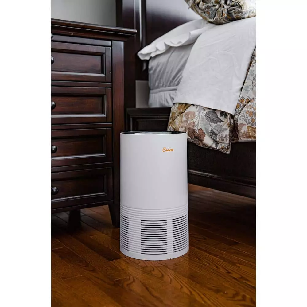 Crane True HEPA Air Purifier with Germicidal UV Light for Small to Medium Rooms up to 300 sq.ft. - Premium 9 Crane True HEPA Air Purifier with Germicidal UV Light for Small to Medium Rooms up to 300 sq.ft. - Premium - Image 7